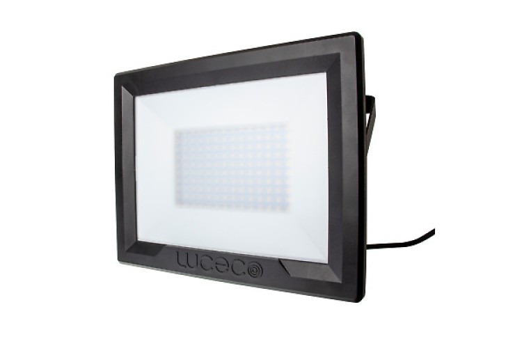 ECO FLOODLIGHT IP65 BLACK 4000LM 50W 4000K - 1MTR cable