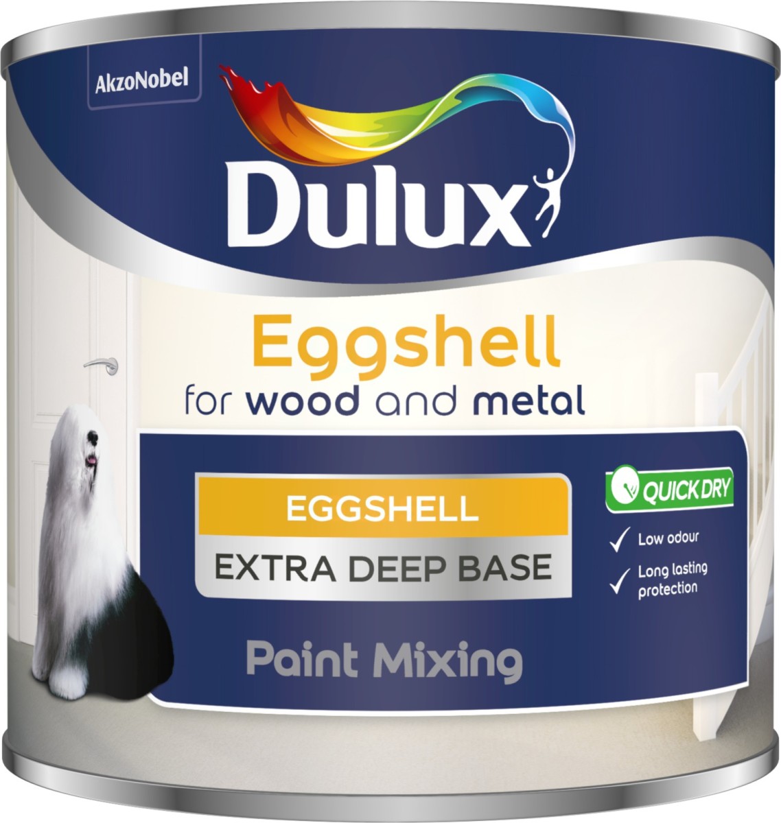 Dulux Colour Mix Eggshell Extra Deep Base 500ml Eakers DIY