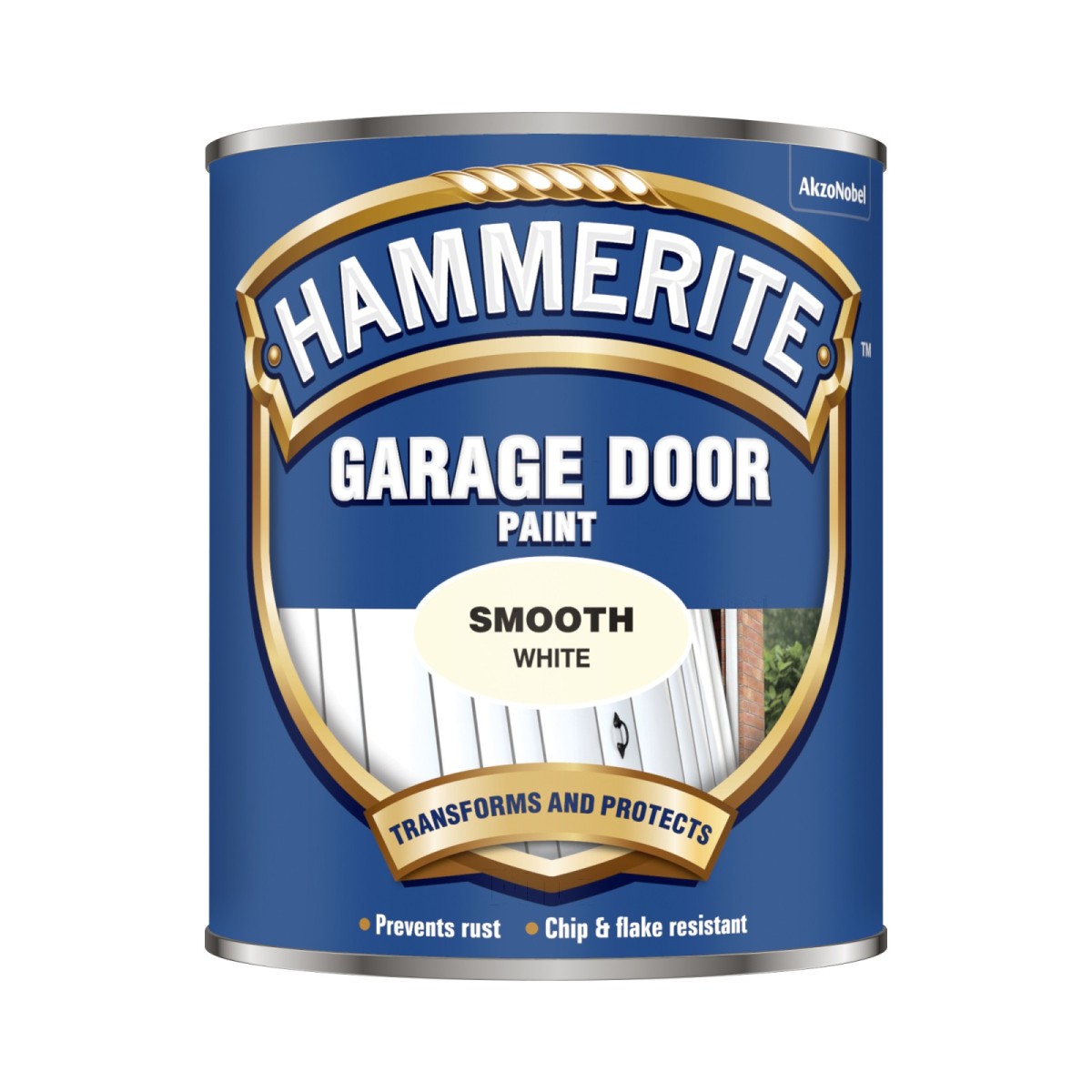 Hammerite Garage Door Paint White 750ml Eakers DIY