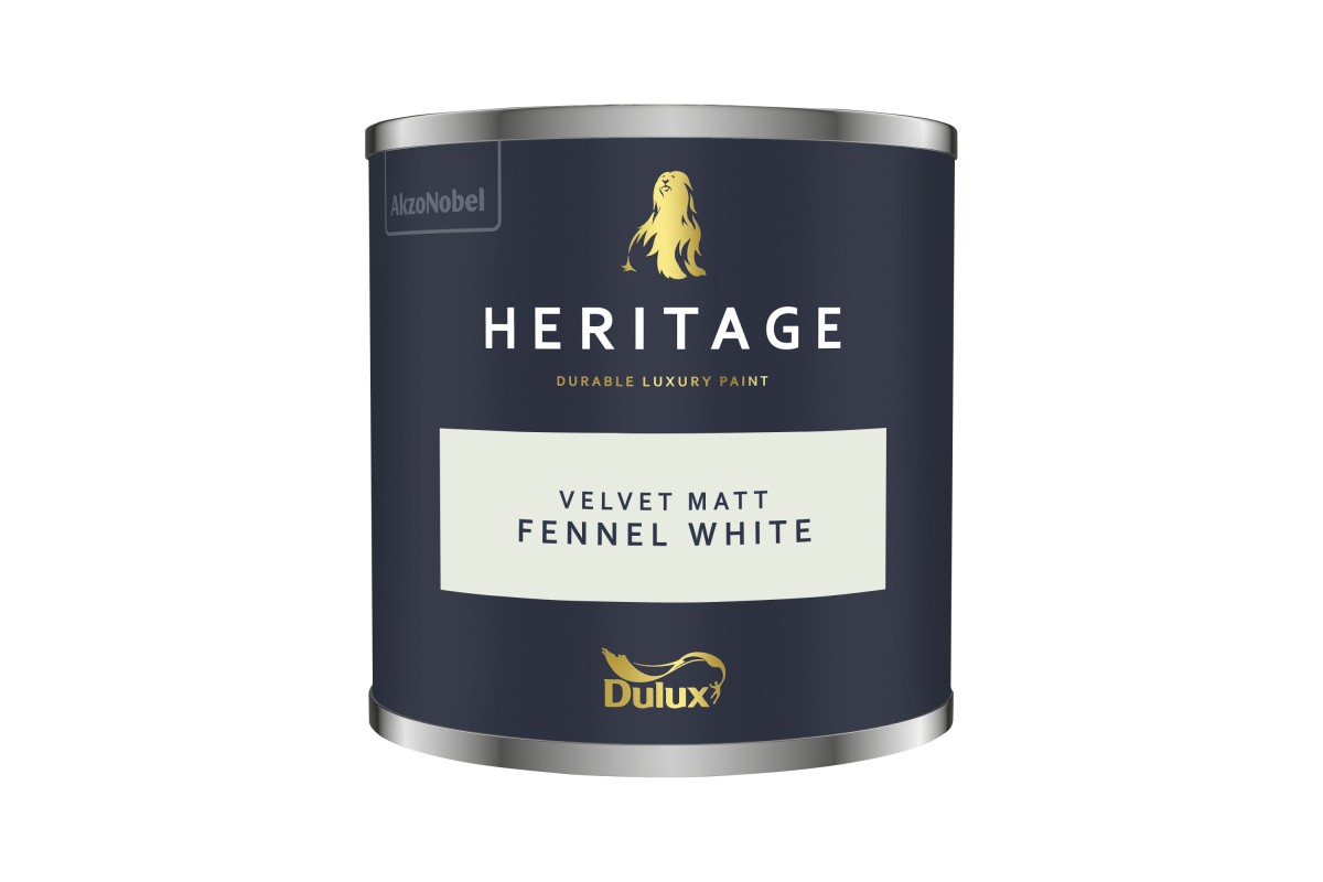 Dulux Trade Heritage Colour Tester Fennel White 125ml Eakers Diy 9292