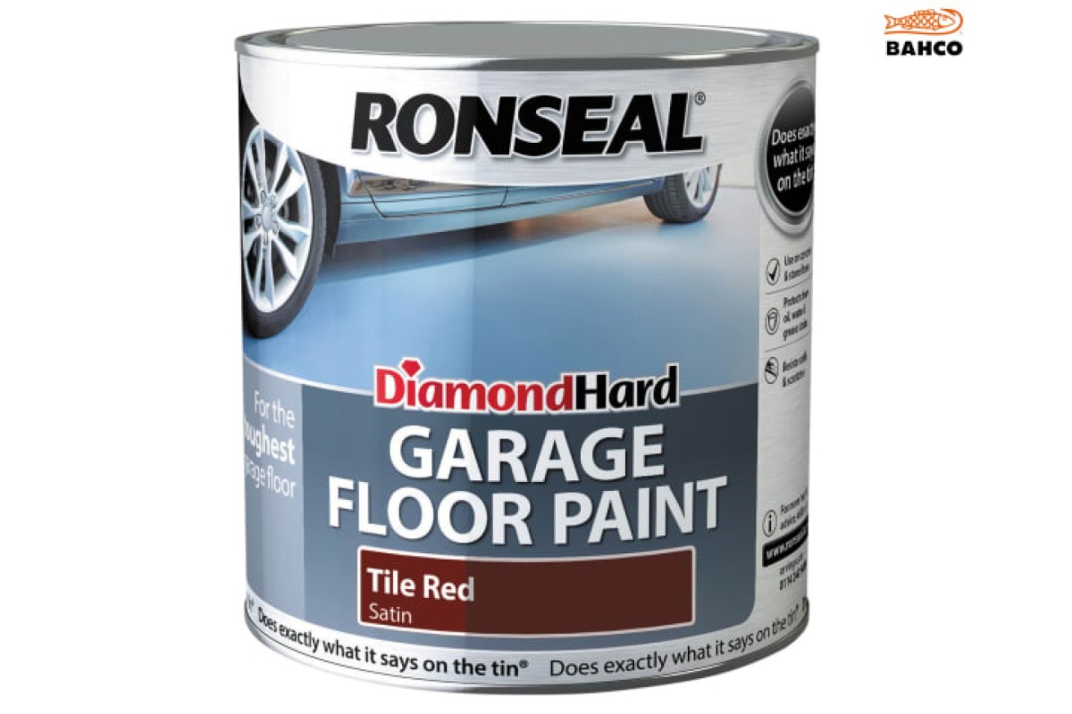 Epoxy Floor Paint by Floorsaver | Tile Red, 2.5 Litres