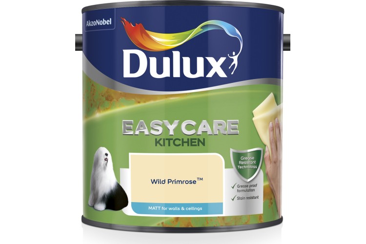 Dulux Easycare Kitchen Matt Wild Primrose 2.5L