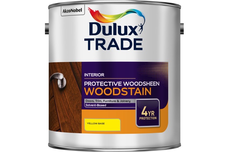 Dulux Trade Protective Woodsheen Woodstain Yellow Base 2.5L