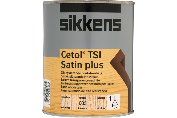 Sikkens Cetol TSI Satin Plus 003  Colourless  1L